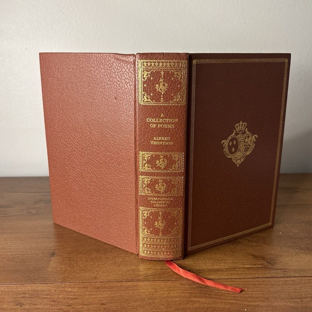 A Collection of Poems Alfred Tennyson International Collectors Library Faux Leat